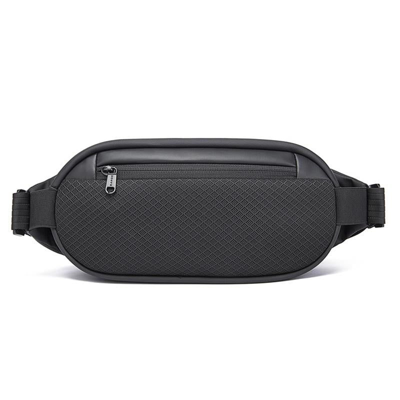 Waterproof Men Business Chest Bag Functional Messenger Bag - Grey 5