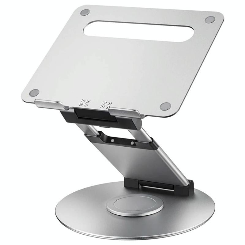 Adjustable 360 Degree Rotating Laptop Stand for 10-17 Inch Devices - Grey 10