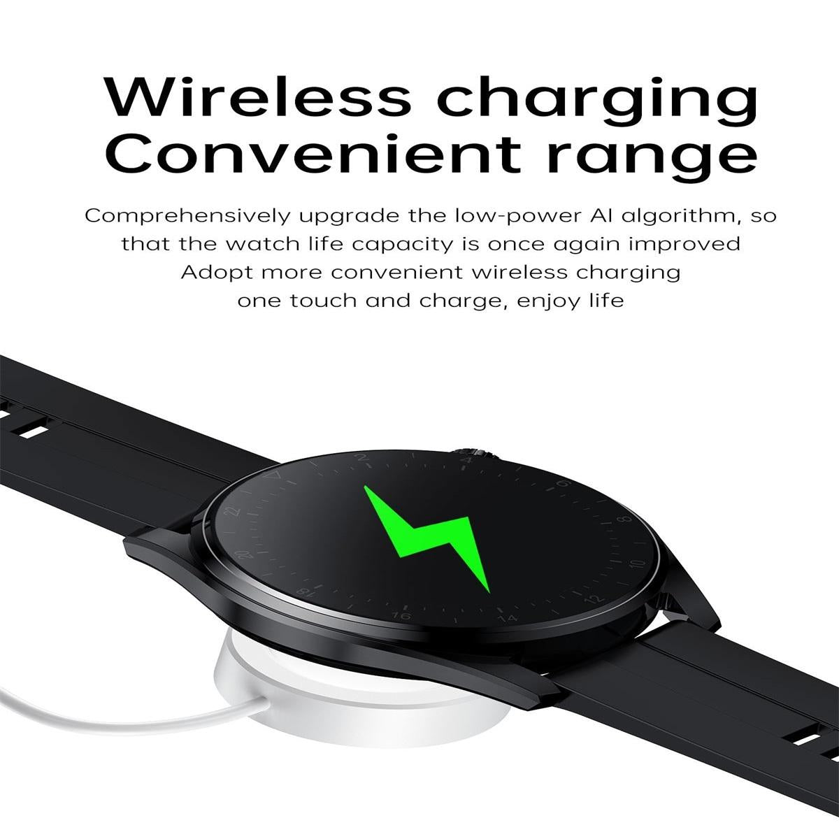 Waterproof Silicone Smartwatch With Colour Display - Silver 6