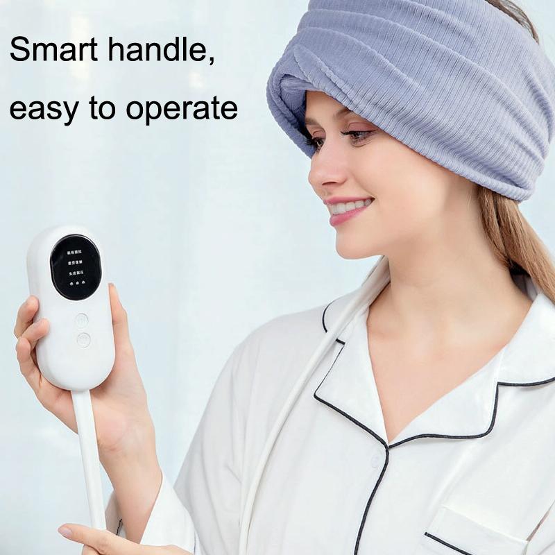 Air Wave Head Massager With Heating & Airbag Compression - Grey 6