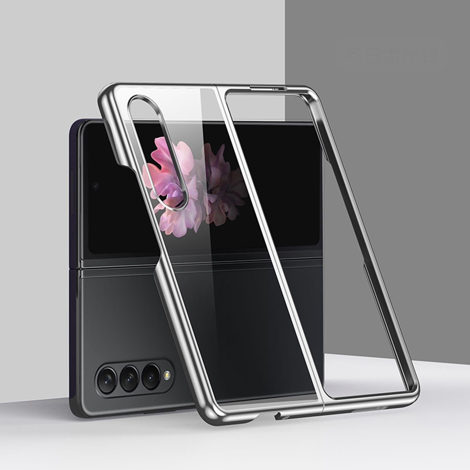 For Samsung Galaxy Z Fold4 5G Shockproof Electroplated Case Samsung Fold 4 - Gold 13