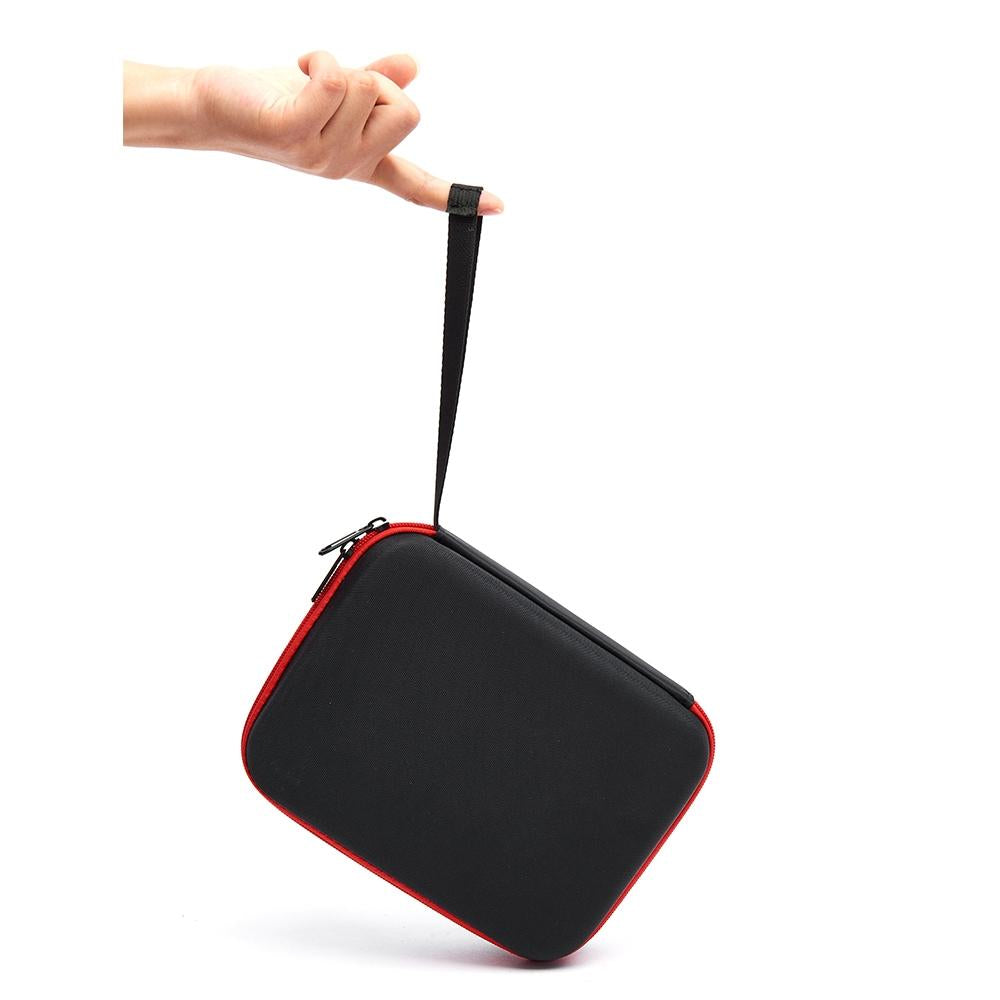 Dji Pocket 3 Camera Handbag - Storage Bag - Black Shell Red Inner 4