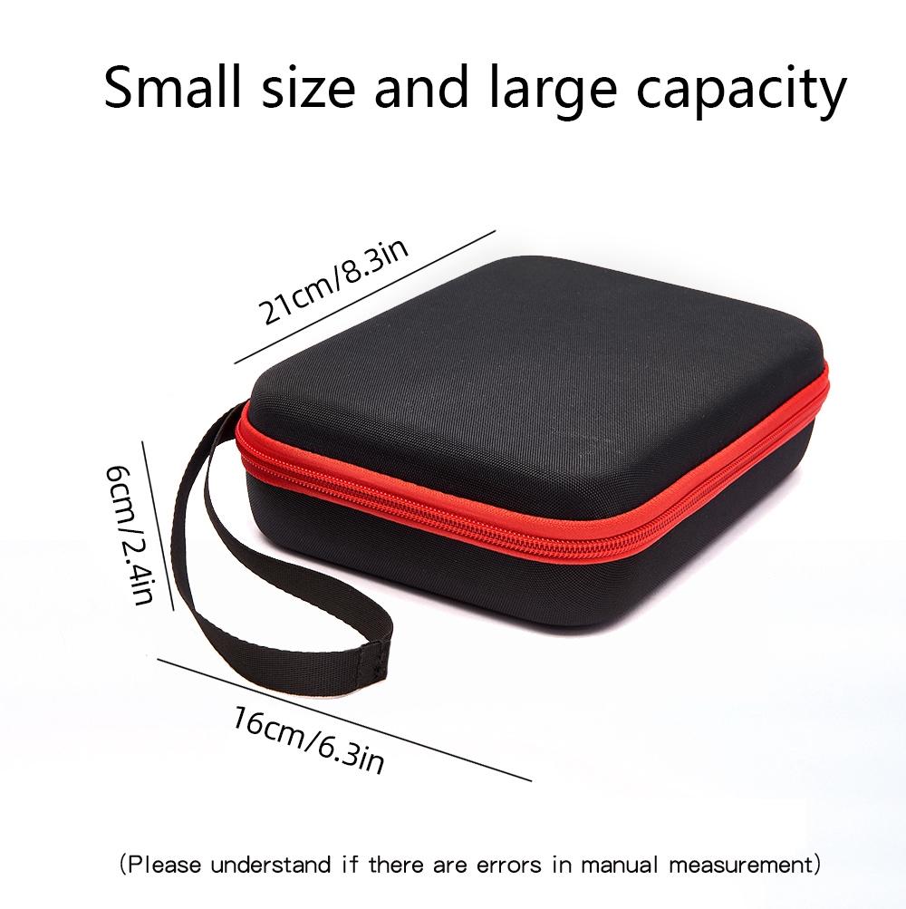 Dji Pocket 3 Camera Handbag - Storage Bag - Black Shell Red Inner 5