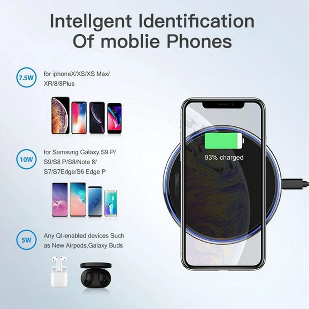 Ultra Thin Wireless Charger For Mobile Phones - White 4