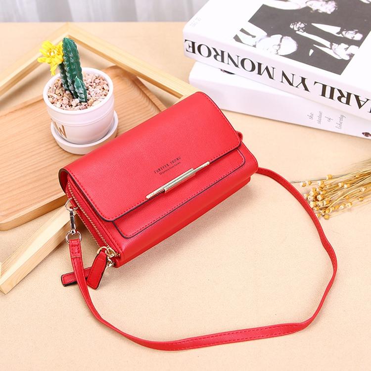 Large Capacity Multi Function Women Wallet - Wine Red 9