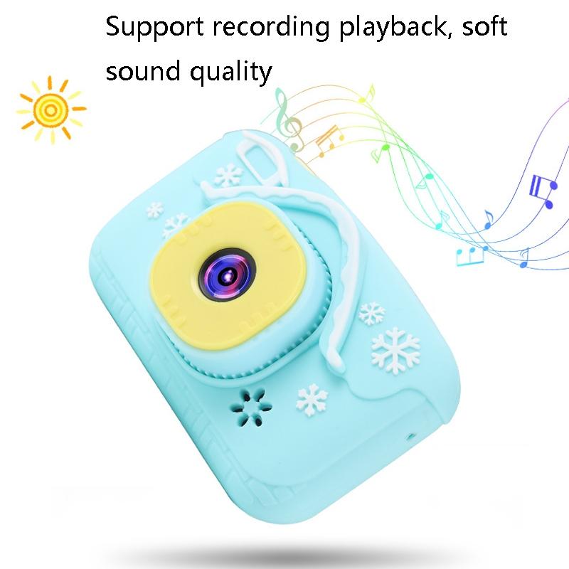 Mini Children Camera with 2.0 Hd Screen - V8 Digital Toy Camera - Blue 6