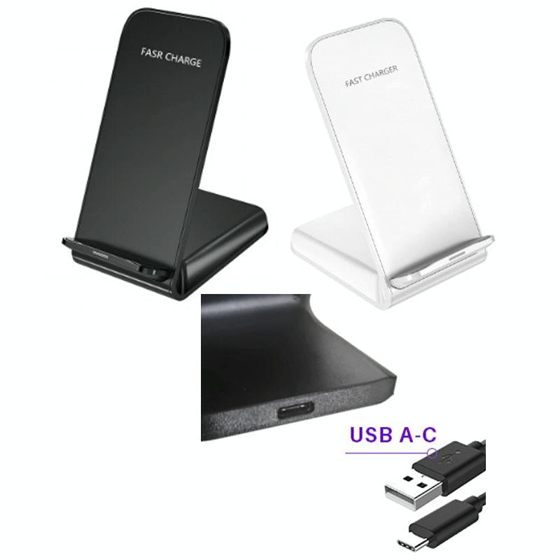 15W Wireless Desktop Charger With Fast Charging - White 4