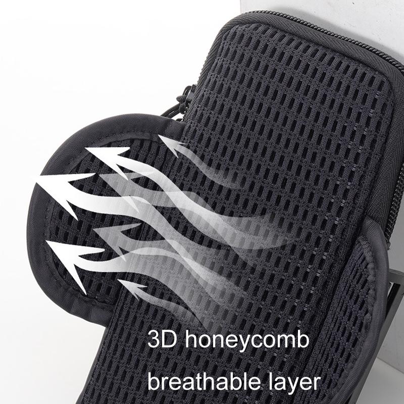 Waterproof Running Arm Bag For Mobile Phones Pouch For Outdoor Activities - Grey 5