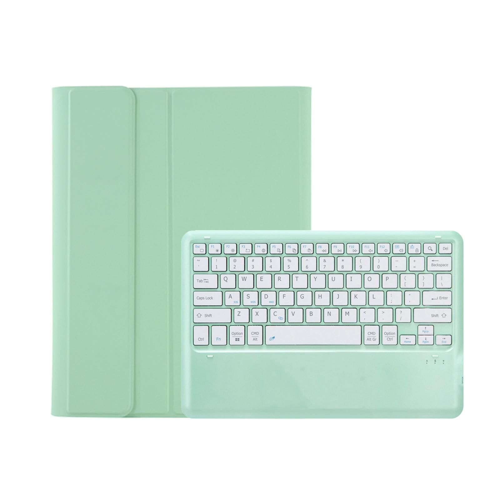 Detachable Bluetooth Keyboard Leather Case For Ipad Pro 12.9 2021 / 2020 / 2018 With Pen Slot - Pink 3