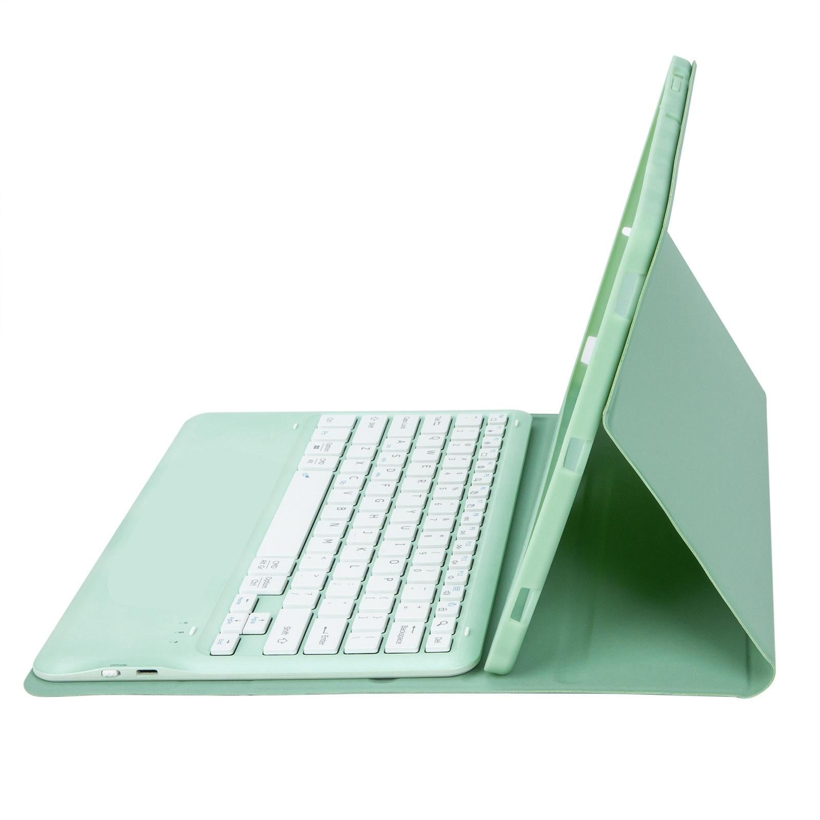 Detachable Bluetooth Keyboard Leather Case For Ipad Pro 12.9 2021 / 2020 / 2018 With Pen Slot - Pink 6