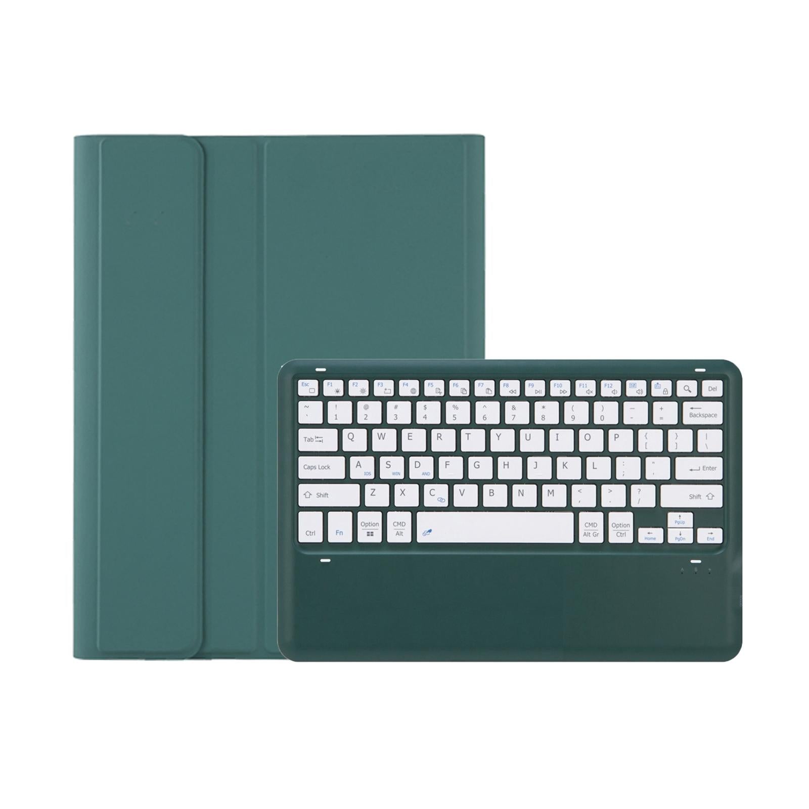 Detachable Bluetooth Keyboard Leather Case For Ipad Pro 12.9 2021 / 2020 / 2018 With Pen Slot - Pink 13