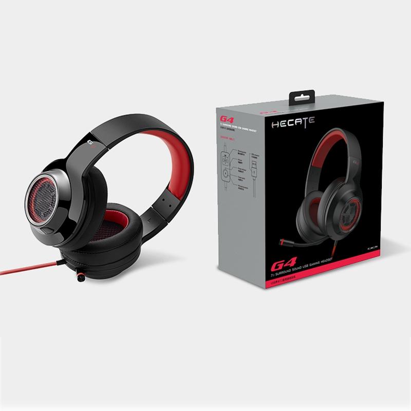 7.1 Gaming Headset For Desktop Listening 2.5M Cable Black / Red 8
