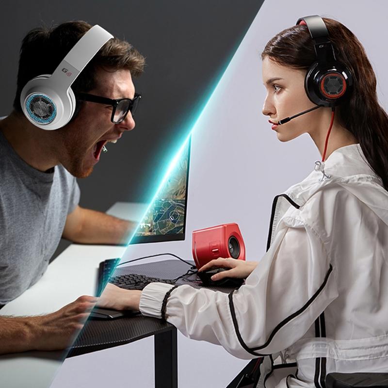7.1 Gaming Headset For Desktop Listening 2.5M Cable Black / Red 9