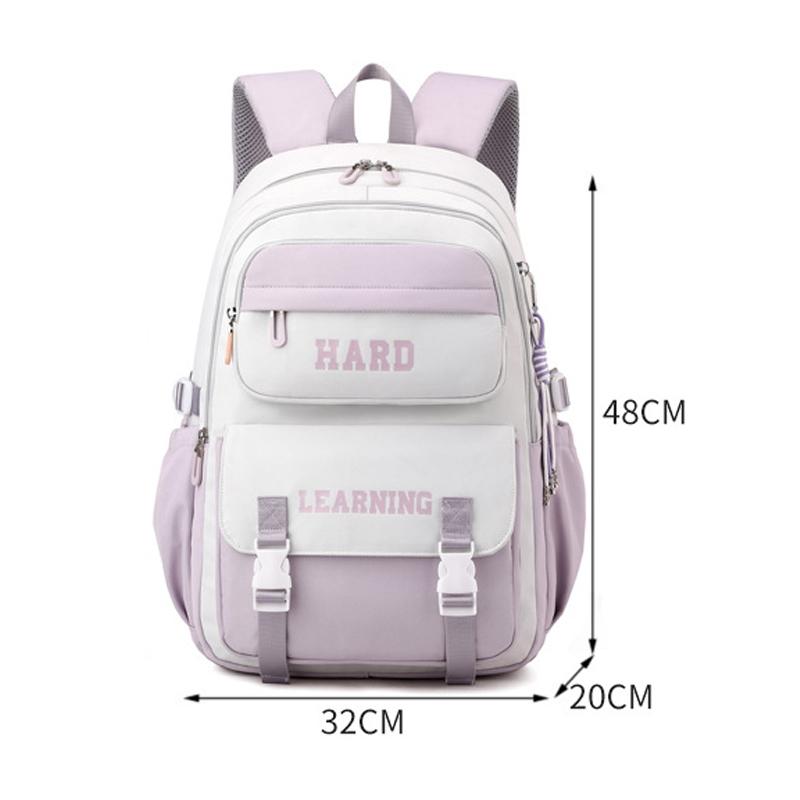 Versatile 15.6 Backpack for School & Work - Casual Design - Blue And White 8