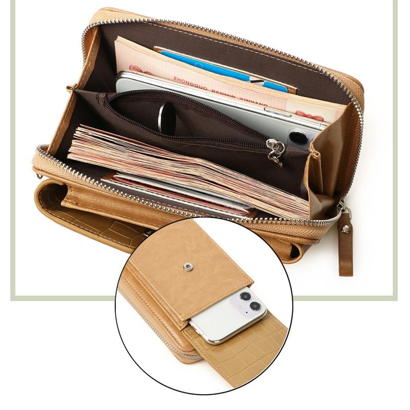 Versatile Women Crossbody Wallet For Phones - Black 6