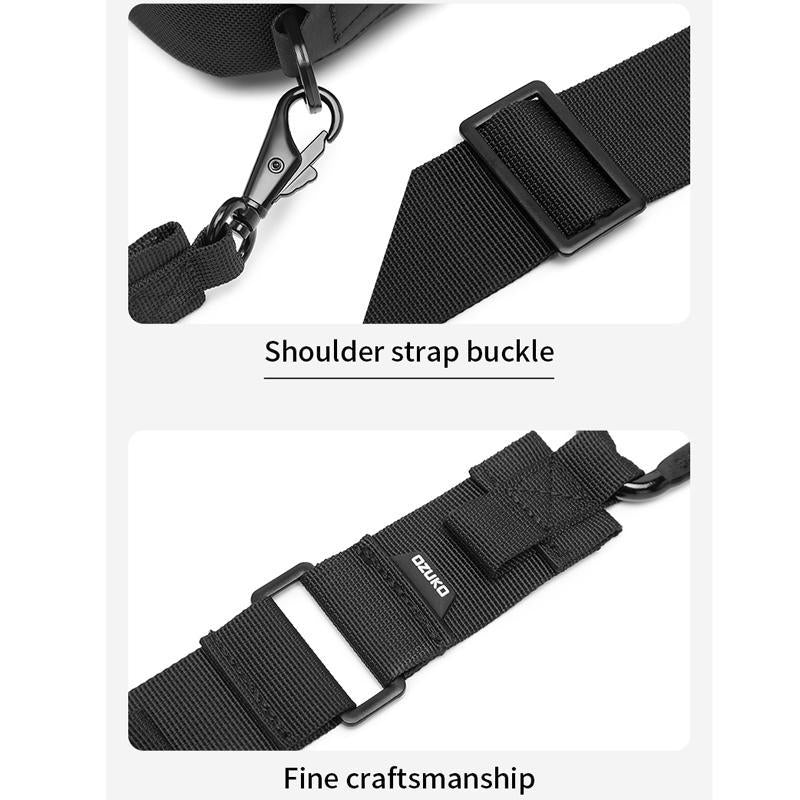 Waterproof Men Shoulder Bag Multifunctional & Durable - Grey 7