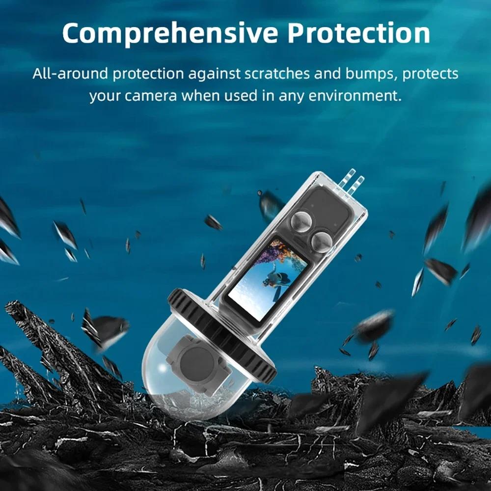 Waterproof Diving Housing for Dji Pocket 3 - 40m Depth - Black Handle 13