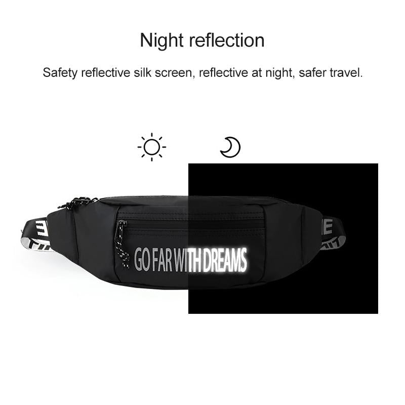 Multi Function Outdoor Waist Crossbody Chest Bag For Mobile Phones - Dark Blue 5