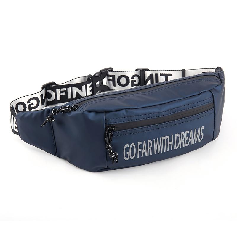 Multi Function Outdoor Waist Crossbody Chest Bag For Mobile Phones - Dark Blue 11