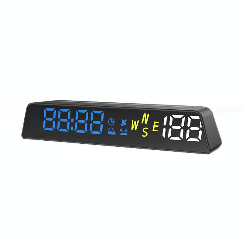 Usb Powered Hd Vehicle Altitude Meter Hud Display - White 12