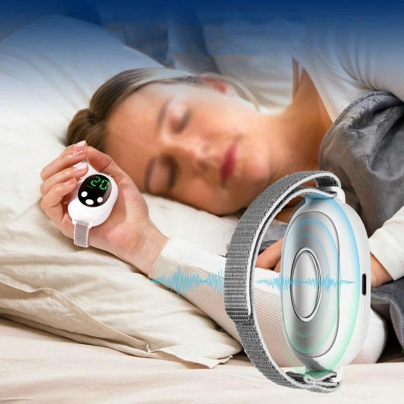 Smart Handheld Sleep Meter Ems Pulse Sleep Aid - Green 10