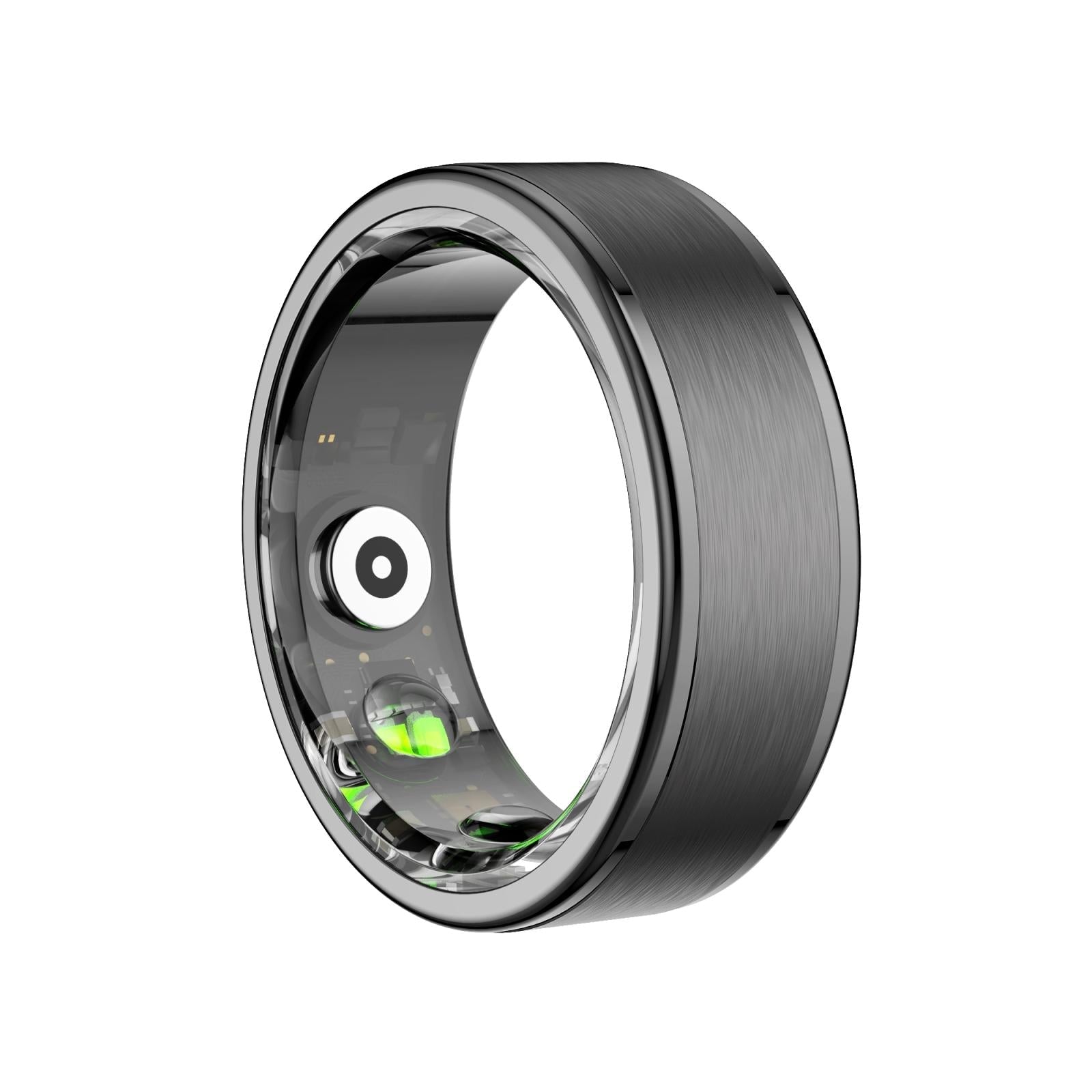 Smart Ring With Heart Rate Blood Oxygen Sleep & Sports Modes - Size 9 - Gold 3