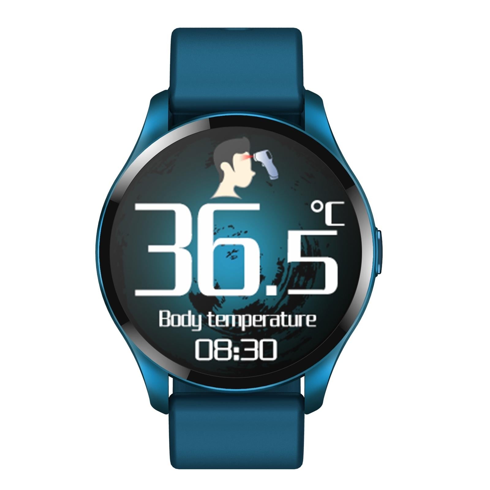 1.28 Inch Tft Colour Screen Ip67 Waterproof Smart Watch Support Body Temperature Monitoring / Sleep Monitoring / Heart Rate Monitoring - Grey 4