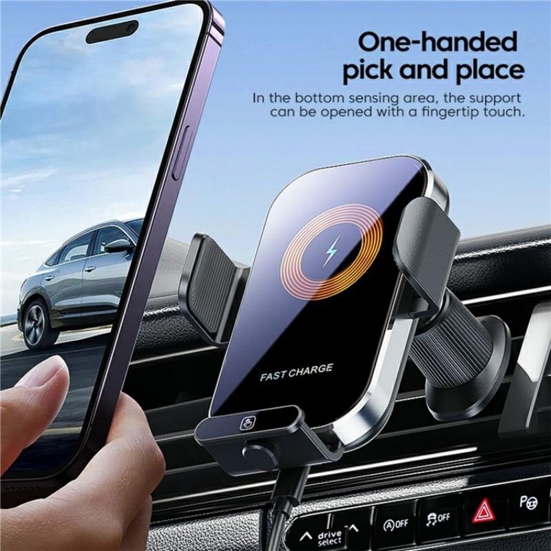 Intelligent Wireless Car Vent Charger - 66w High Power - Tarnish 3