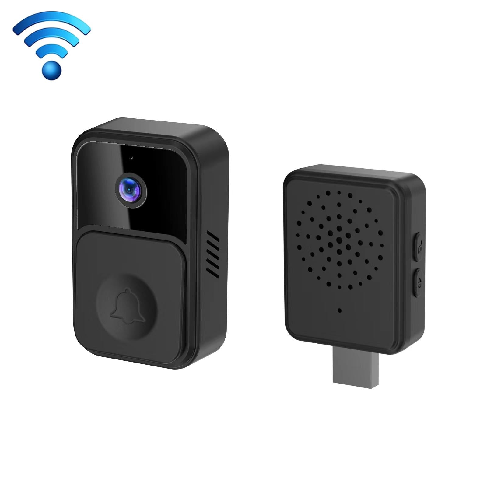 Wireless Smart Video Doorbell - 90 Degree Wide Angle - White 3