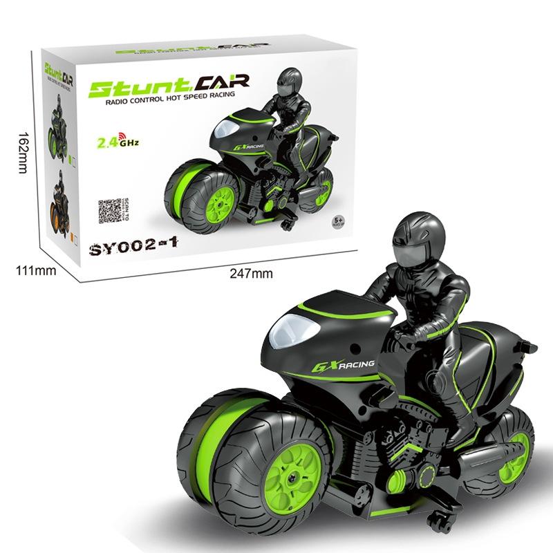 High-speed 2.4g Rc Motorcycle for Drifting and Off-road Riding - Black Orange 3