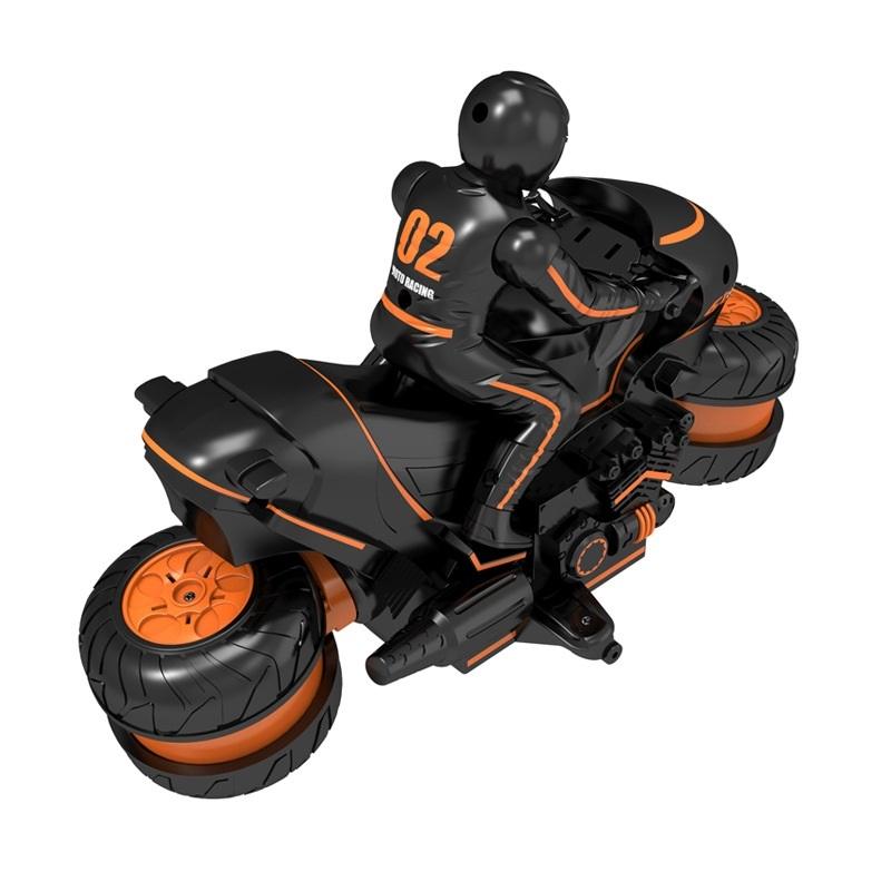 High-speed 2.4g Rc Motorcycle for Drifting and Off-road Riding - Black Orange 4