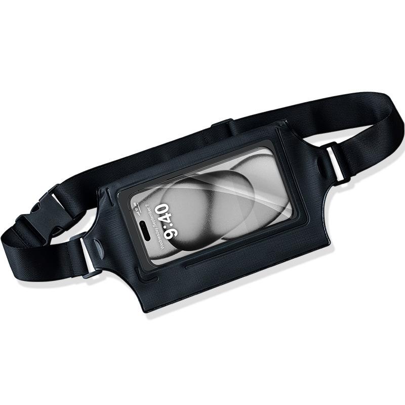 Waterproof Waist Bag For Mobile Phone And Sports - Gray Blue 13