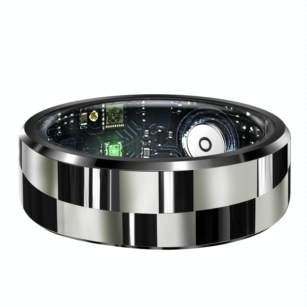 Smart Ring With Health Monitoring Gesture Control And Somatosensory Games - Size 9 - Silver 4