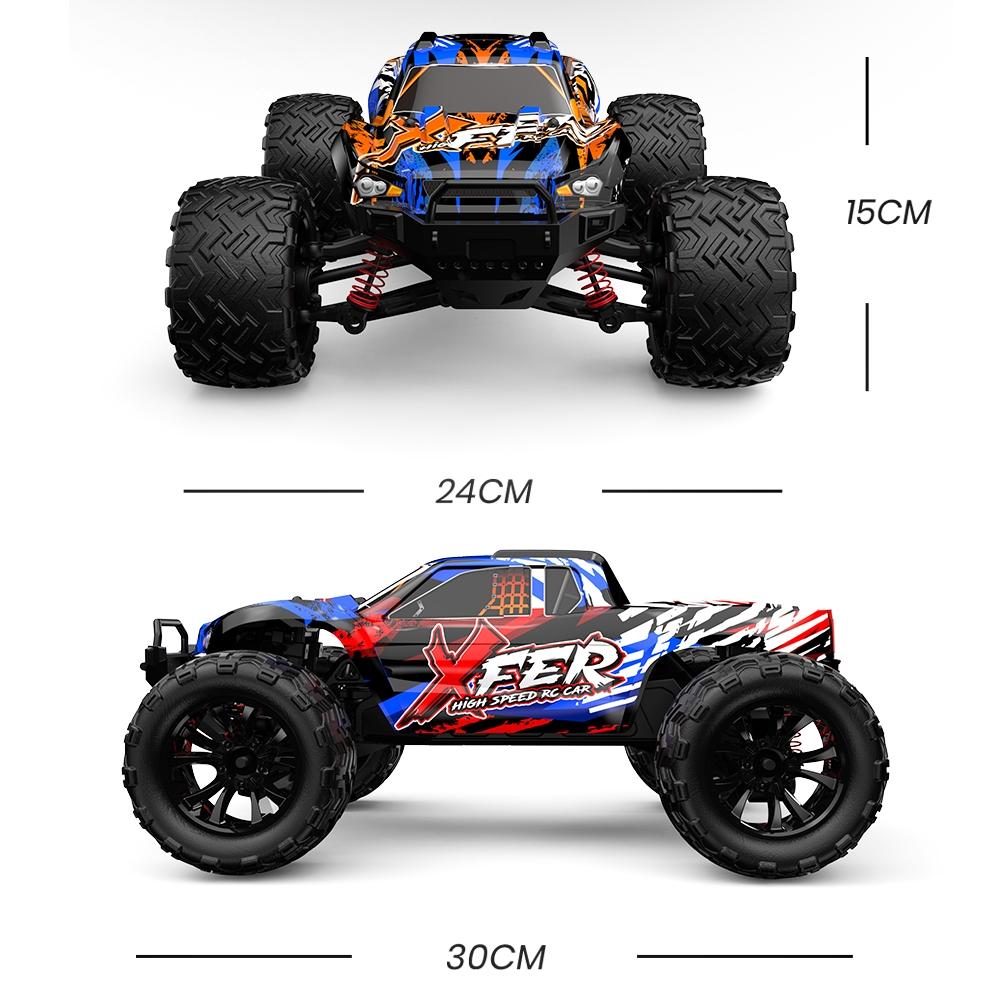 High Speed 1 16 Rc 4wd Car - Full Scale - Orange 4