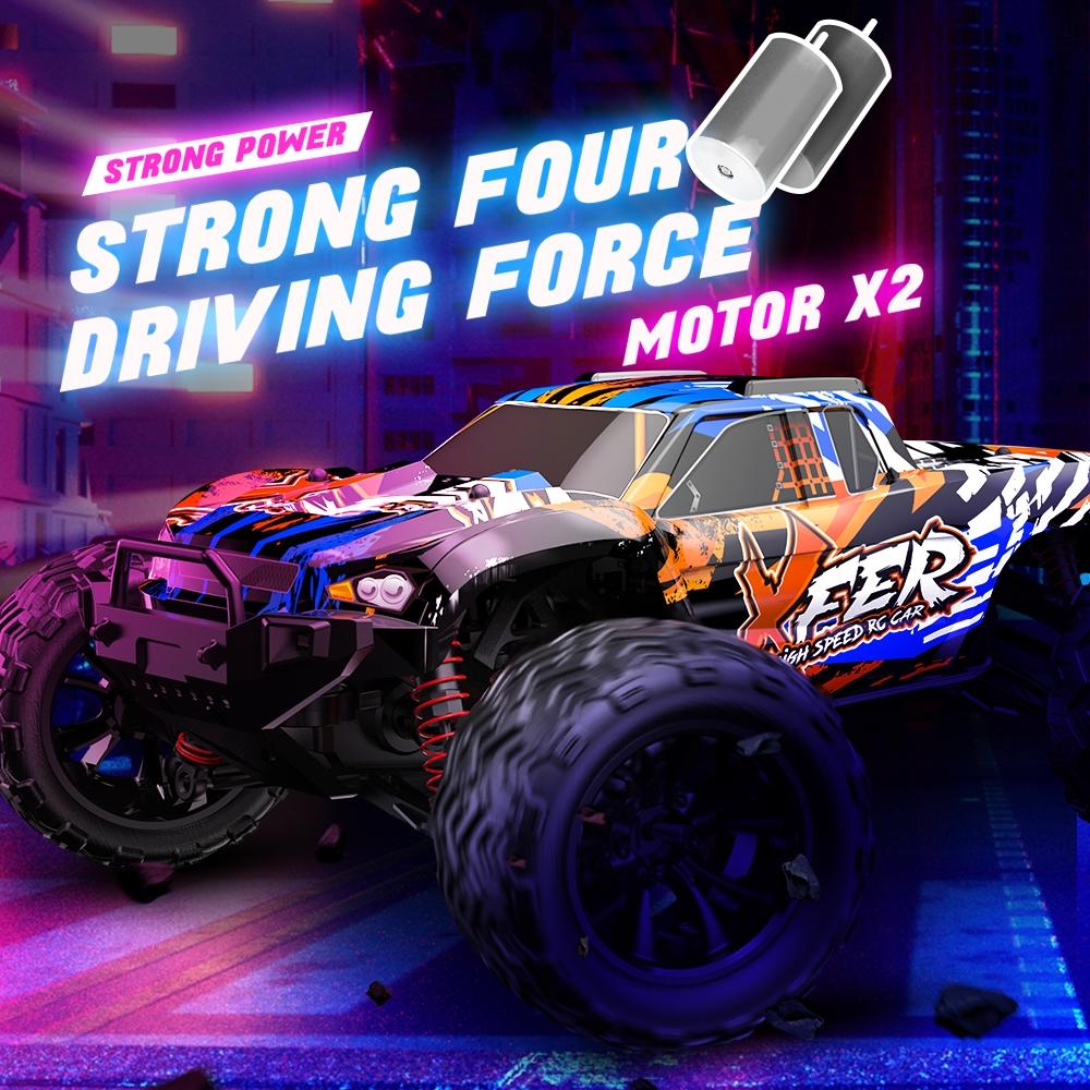 High Speed 1 16 Rc 4wd Car - Full Scale - Orange 6