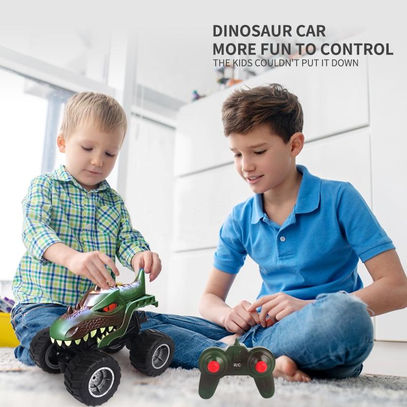 Remote Control Dinosaur Climbing Car - 2.4g - Brown 8