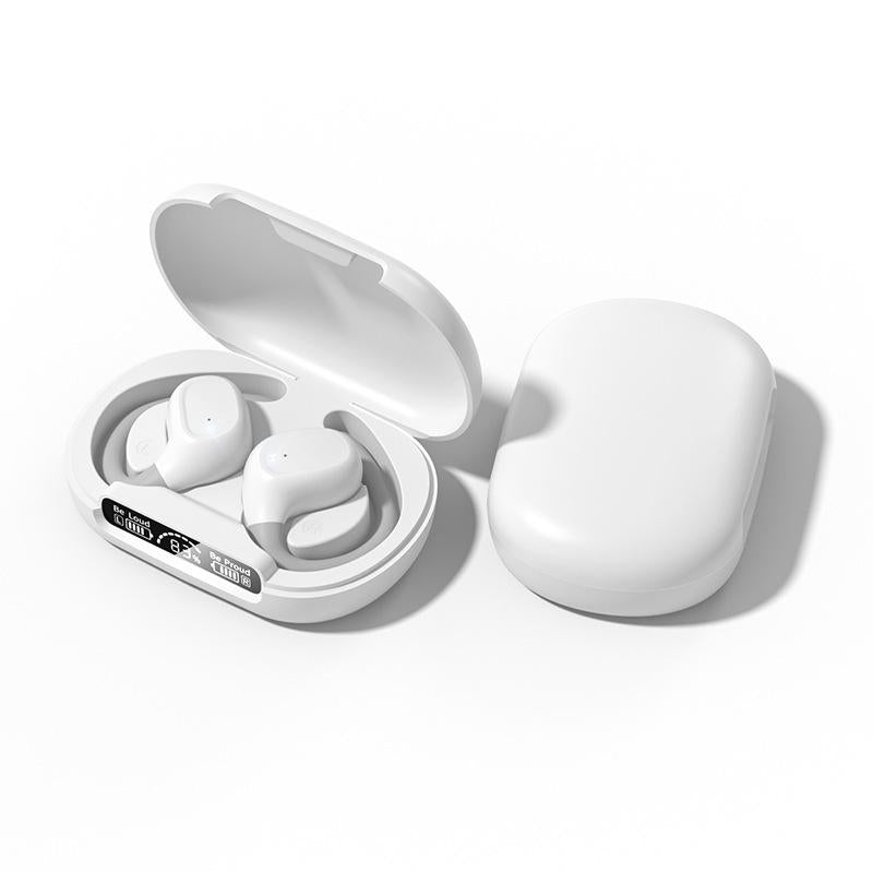 Waterproof Wireless Sports Bluetooth Earphones with Led Display - Black 12
