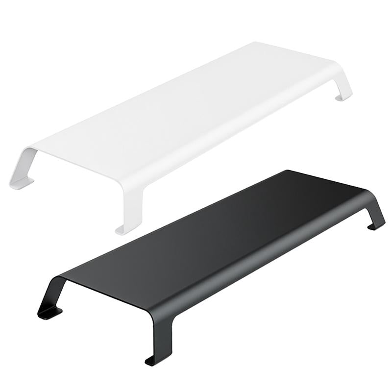 White Monitor Riser Bracket - Space-saving 3