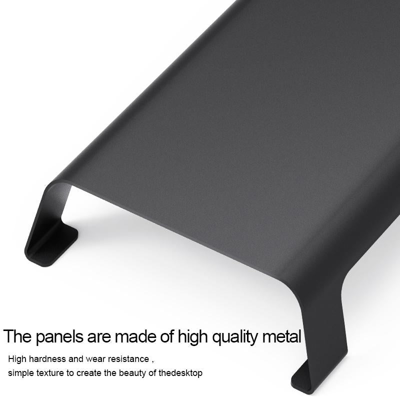 White Monitor Riser Bracket - Space-saving 4