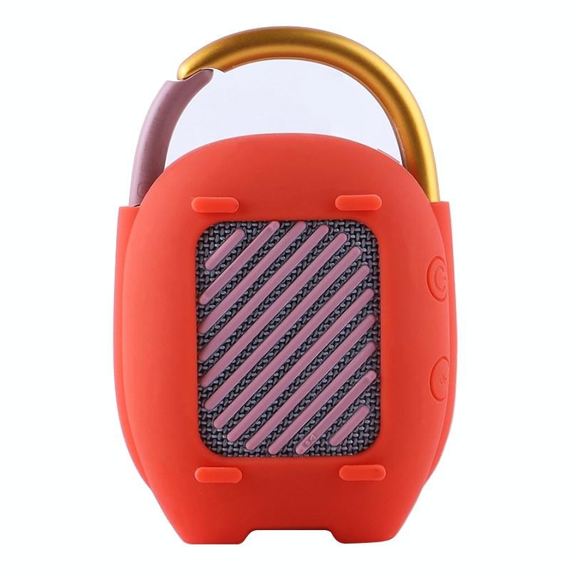 Silicone Protective Case for Jbl Clip 4 Bluetooth Speaker - Red 10