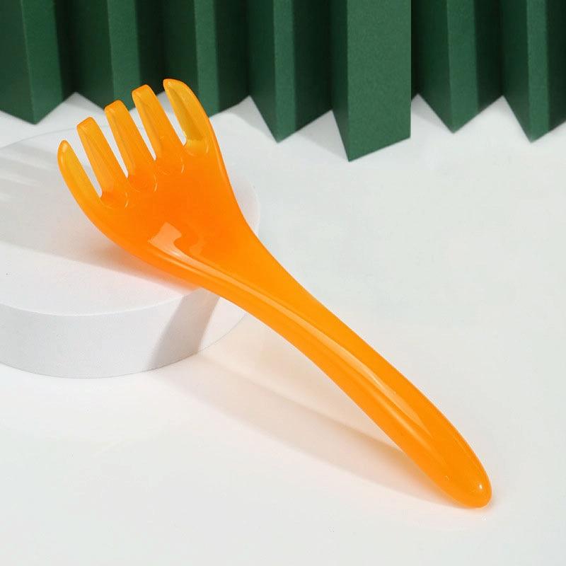 Stress-Reducing Massage Comb 5 Claws Meridian Therapy - Yellow 3