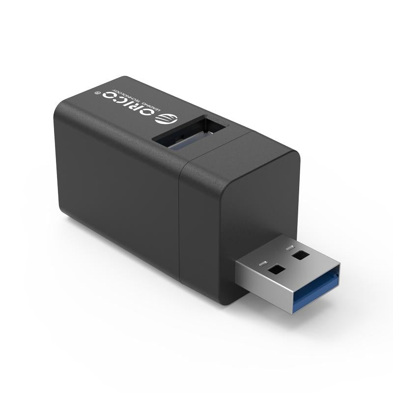 3-In-1 Usb Aluminum Mini Hub Adapter - Gray 15