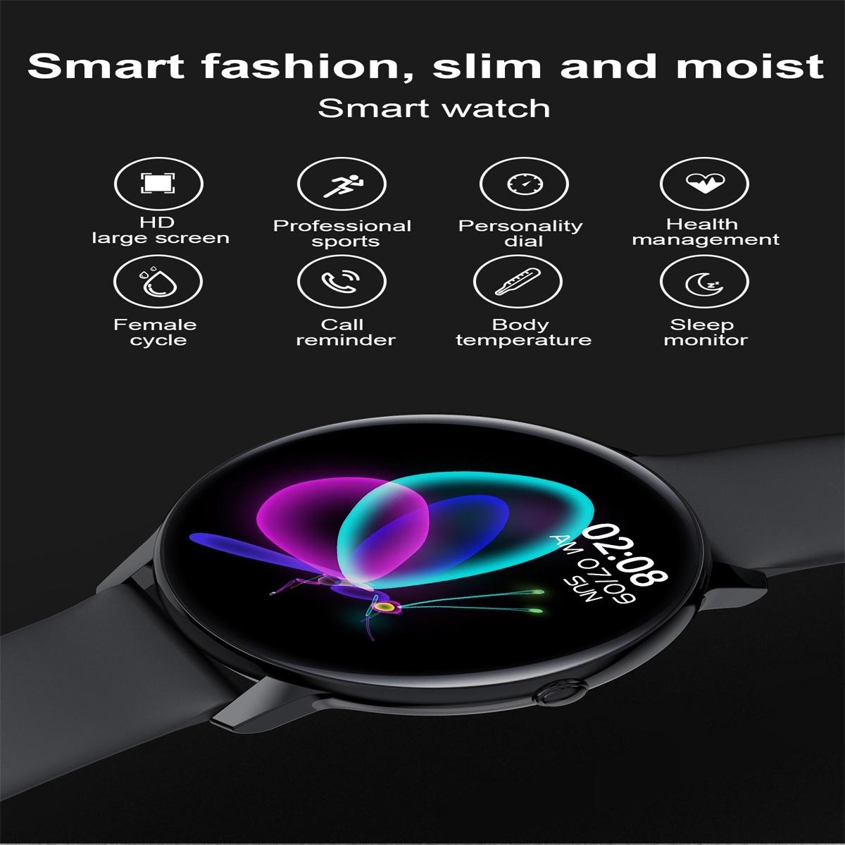 Smart Watch With Ip68 Waterproofing And Health Monitoring - Silver 3