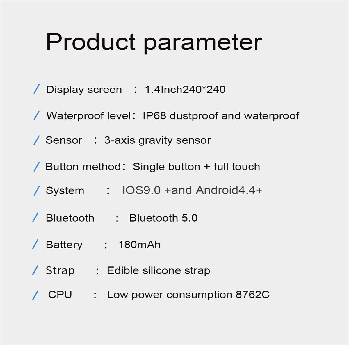 Smart Watch With Ip68 Waterproofing And Health Monitoring - Silver 11