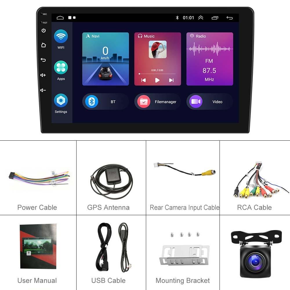 9 Inch Android Carplay Navigation 1 + 32G Screen With Ahd Camera 3