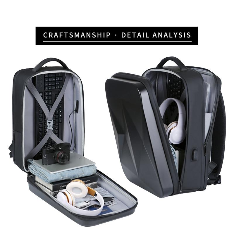 Waterproof Laptop Backpack with Usb Port - Large Capacity - Black 4