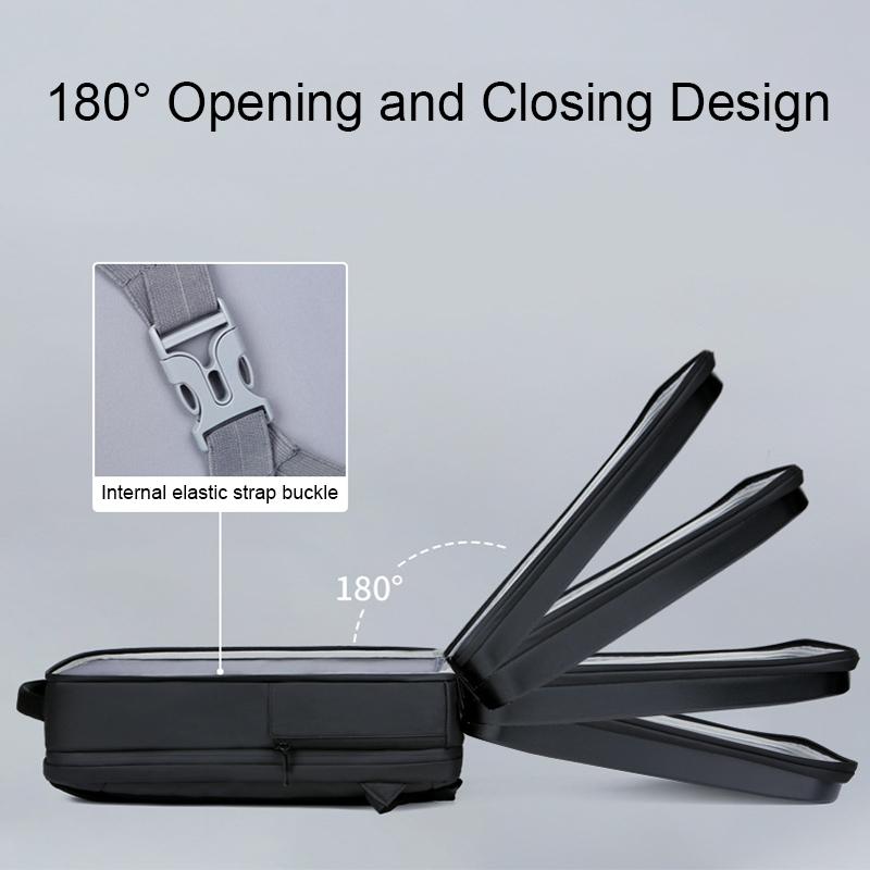 Waterproof Laptop Backpack with Usb Port - Large Capacity - Black 8