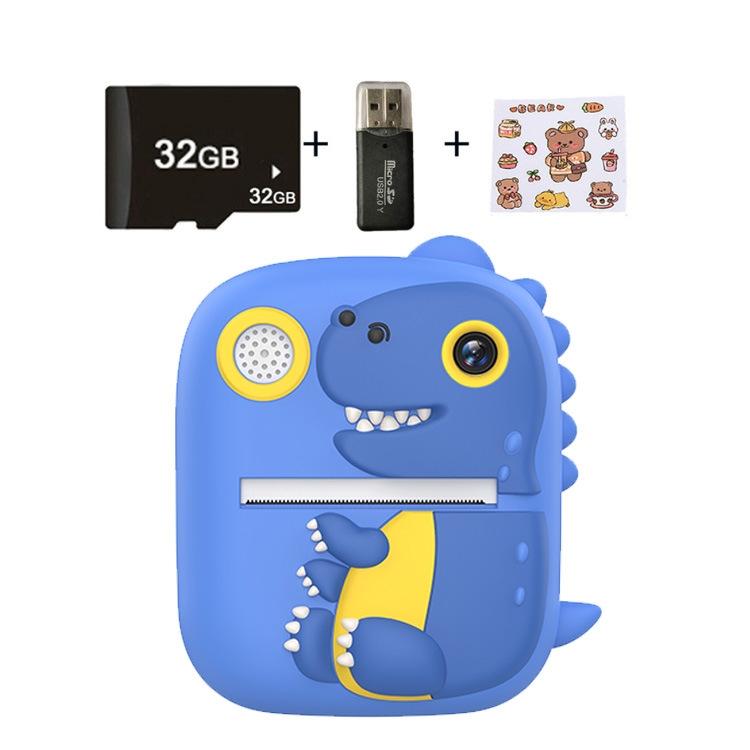 Instant Printing Camera with 2.4 Hd Screen and 32gb Tf Card - Green 12