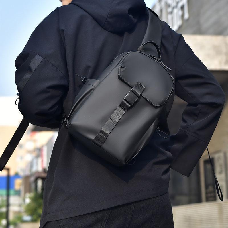 2023 Large Capacity Waterproof Crossbody Chest Bag For Cycling & Sports - Gray 12