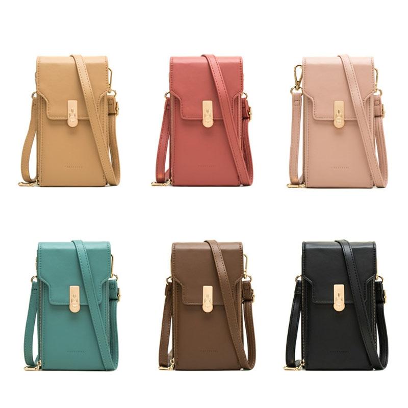 Green Multi Compartment Shoulder Bag Large Capacity 3